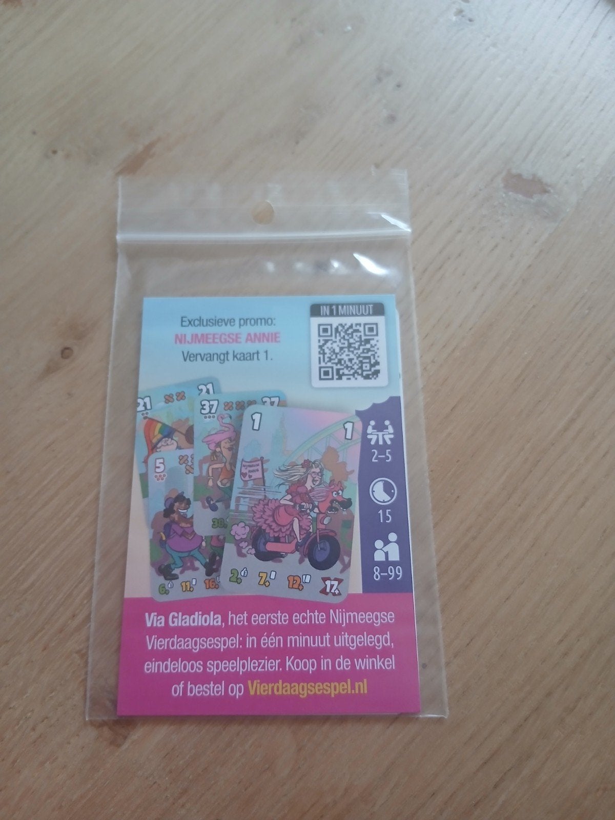 Promokaart voor via gladiola, Verzamelen, Boekenleggers, Ophalen of Verzenden, Overige onderwerpen