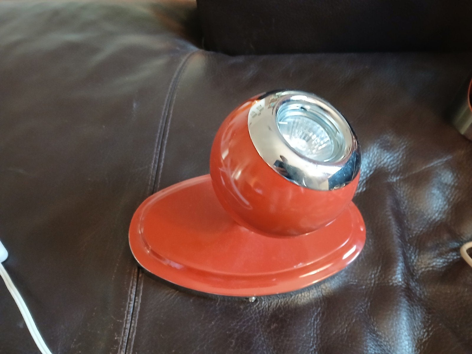 zware oranje space age muurlamp  35x25, Ophalen of Verzenden