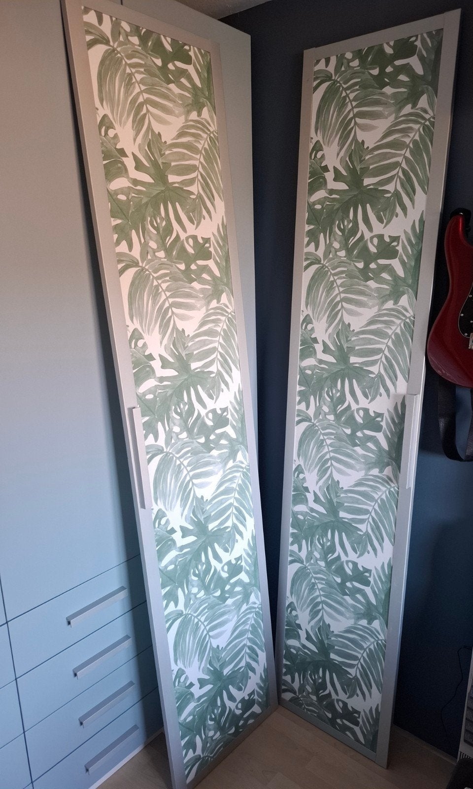 2 stuks Ikea Pax kastdeuren met glas 229x50, Ophalen, 200 cm of meer, 50 tot 100 cm, Minder dan 25 cm