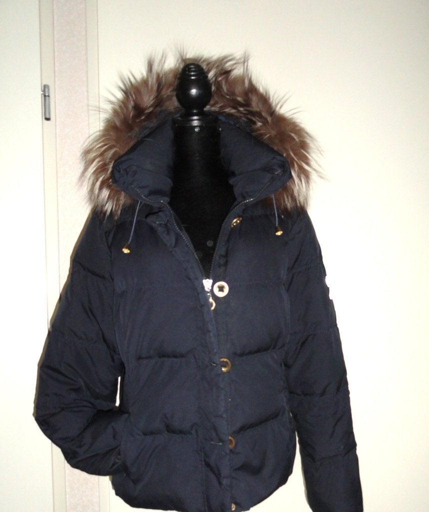 McGregor dons winter jas maat L, Maat 38/40 (M), McGregor, Blauw, Ophalen of Verzenden