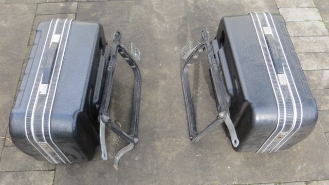 Kofferset motorfiets Von Schulz voor o.a. BMW R45 tot R100, Ophalen, Gebruikt