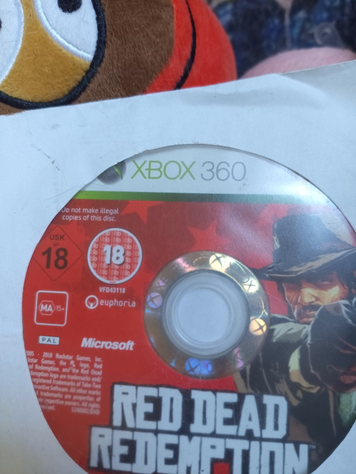 Red Dead Redemption - Xbox 360 (alleen disc), Spelcomputers en Games, Avontuur en Actie, Online, Gebruikt, Vanaf 18 jaar