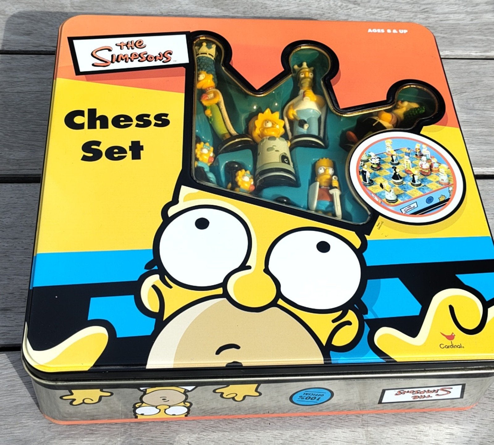 The Simpsons 3D Schaakset - Collectors Item, Een of twee spelers, Ophalen of Verzenden, Zo goed als nieuw, Cardinal