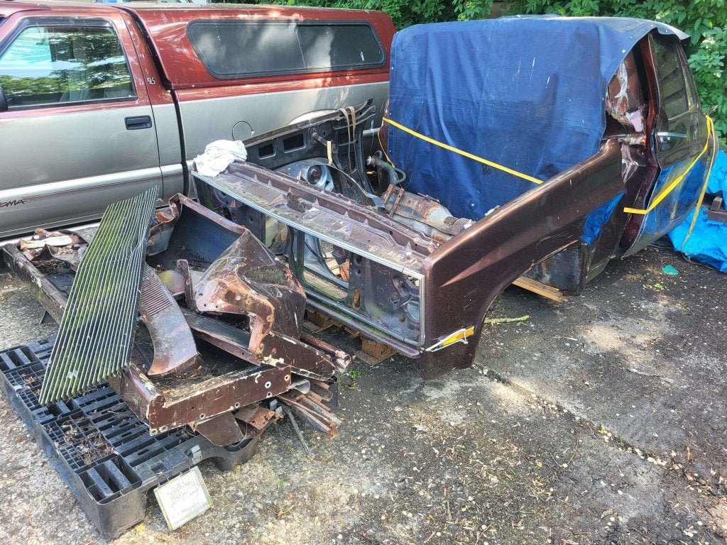 Chevrolet C10 1984 onderdelen, Auto's, Chevrolet, Pick-up, 8 cilinders, Overige carrosserieën, Geïmporteerd