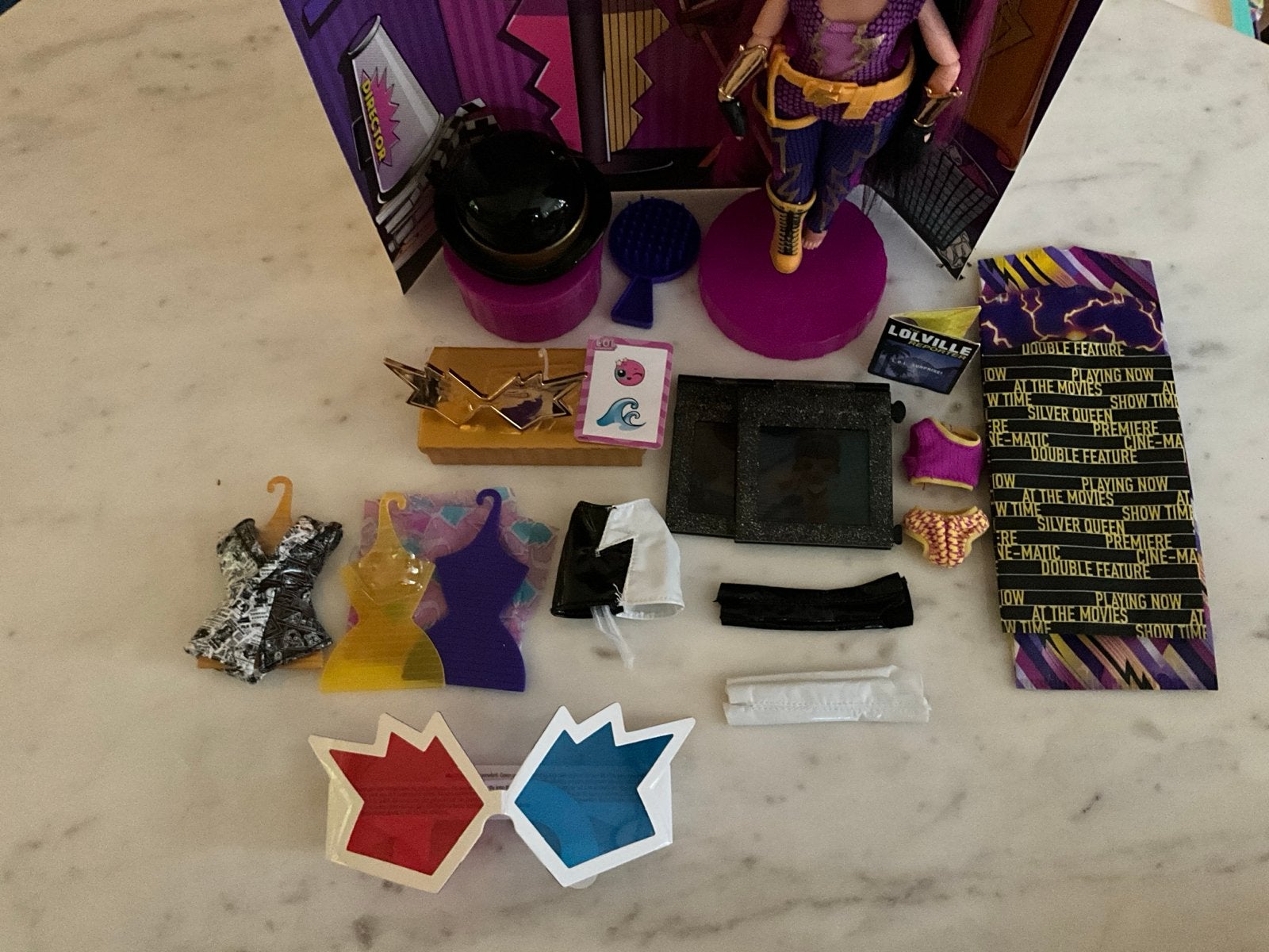 L.O.L. Surprise! OMG Movie Magic Doll - Ms. Direct, Ophalen of Verzenden, Zo goed als nieuw, Overige typen