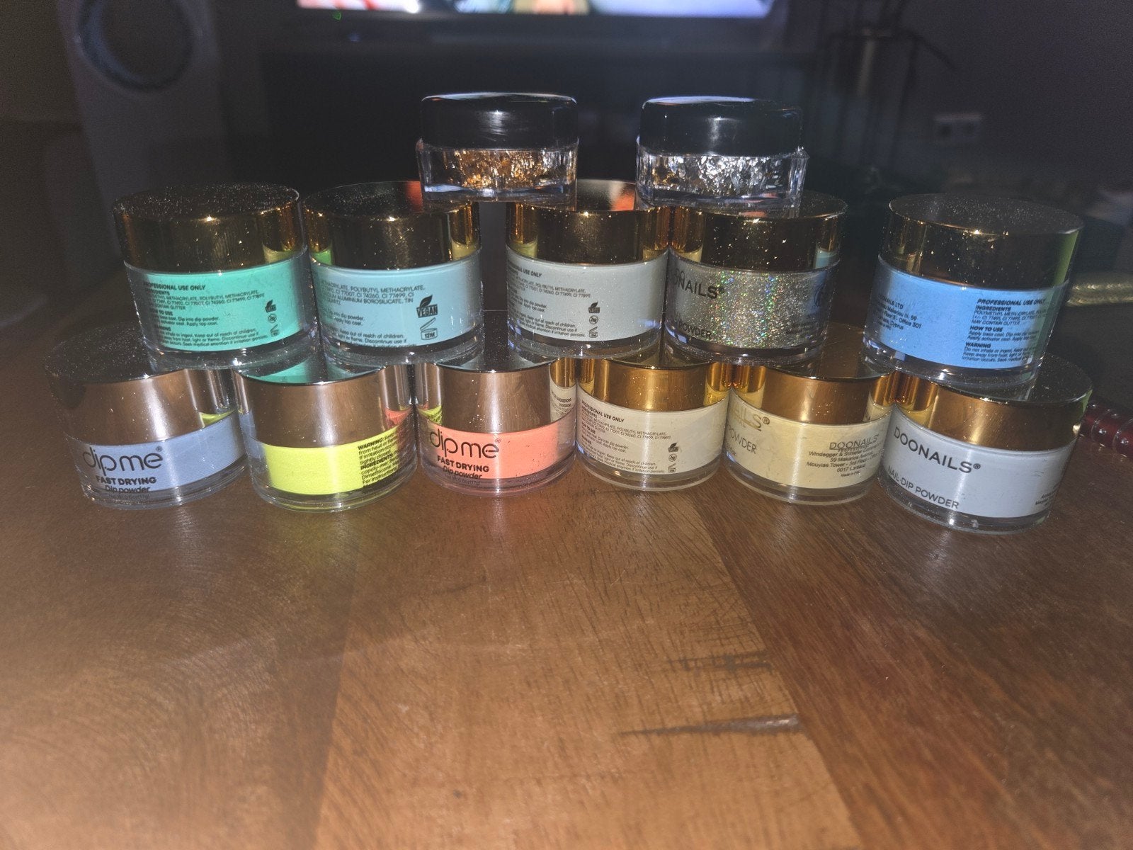 13 NIEUWE Doonails en Dipme dipping poeders., Ophalen of Verzenden, Nieuw, Overige kleuren, Handen en Nagels