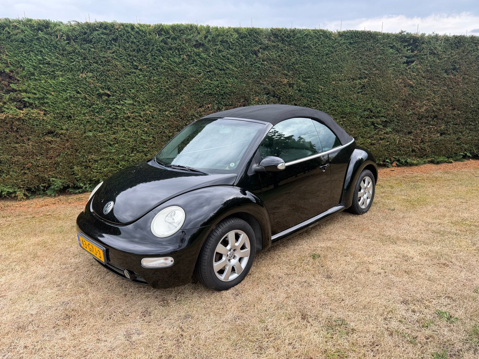 Volkswagen Beetle cabrio (Kever) Beetle 2003 Zwart, Voorwielaandrijving, 4 cilinders, 4 stoelen, Lederen bekleding