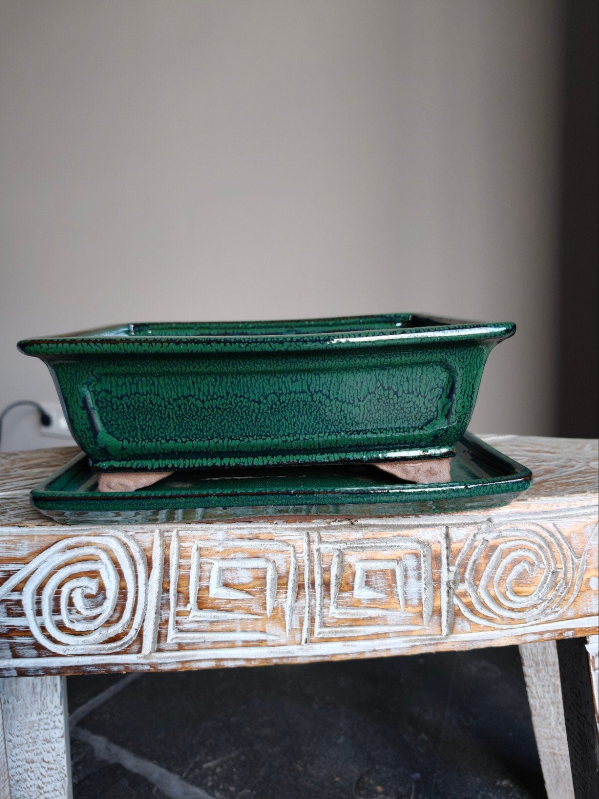 Bonsai pot 26.5 x 21 x 9 met schotel, ., Binnen, Ophalen of Verzenden, .