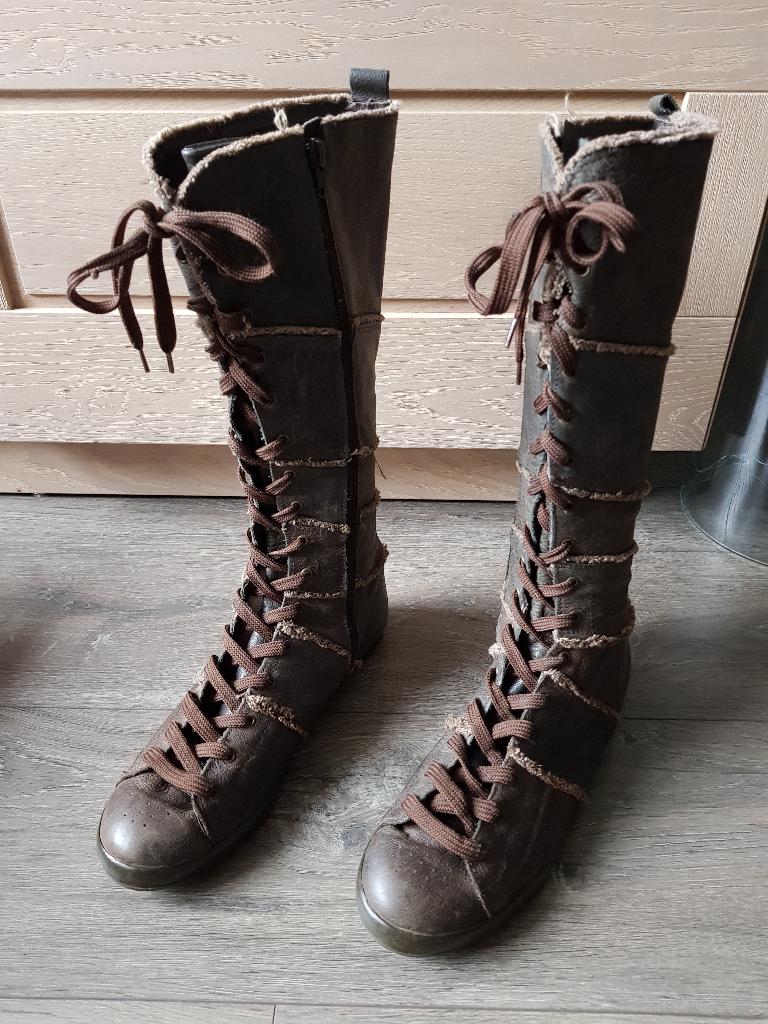 Leren hoge laarzen dames -- maat 41 -- SPM Shoes & Boots, Kleding | Dames, Schoenen, Hoge laarzen, Bruin, Ophalen of Verzenden