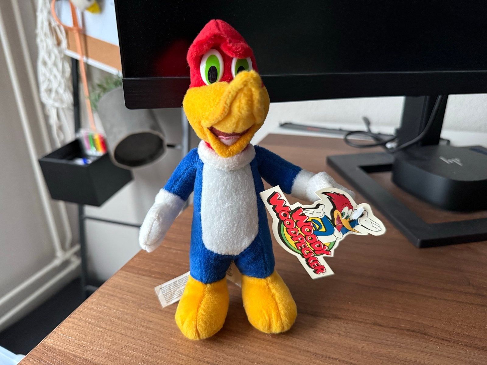 Woody Woodpecker knuffel met label, Overige merken, Overige karakters, Overige typen, Ophalen of Verzenden