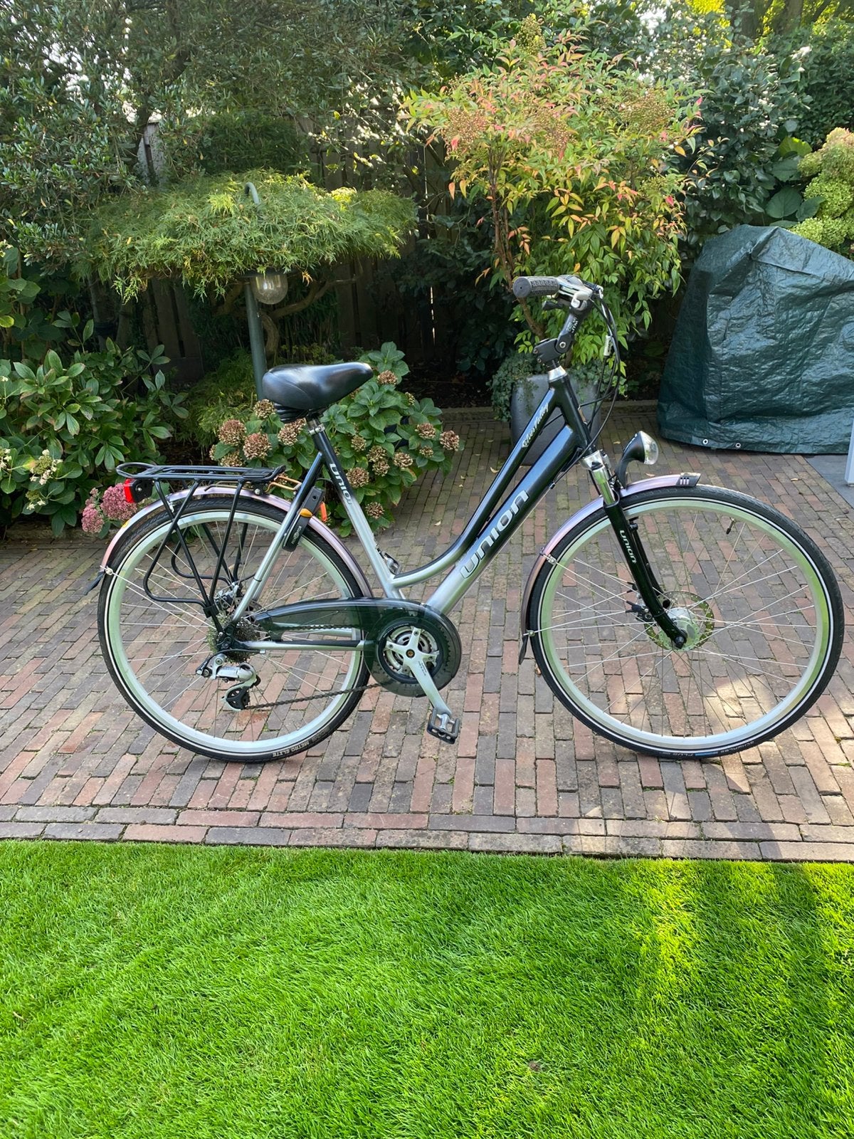 Te koop mooie Union damesfiets, Fietsen en Brommers, (Extra) lage instap, Schijfrem, Ophalen, Overige merken