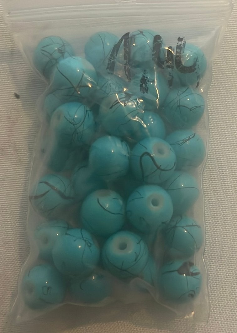 34 zakjes met halfedelstenen kralen (jade, agaat, jaspis), Ophalen of Verzenden, Gebruikt, Kraal