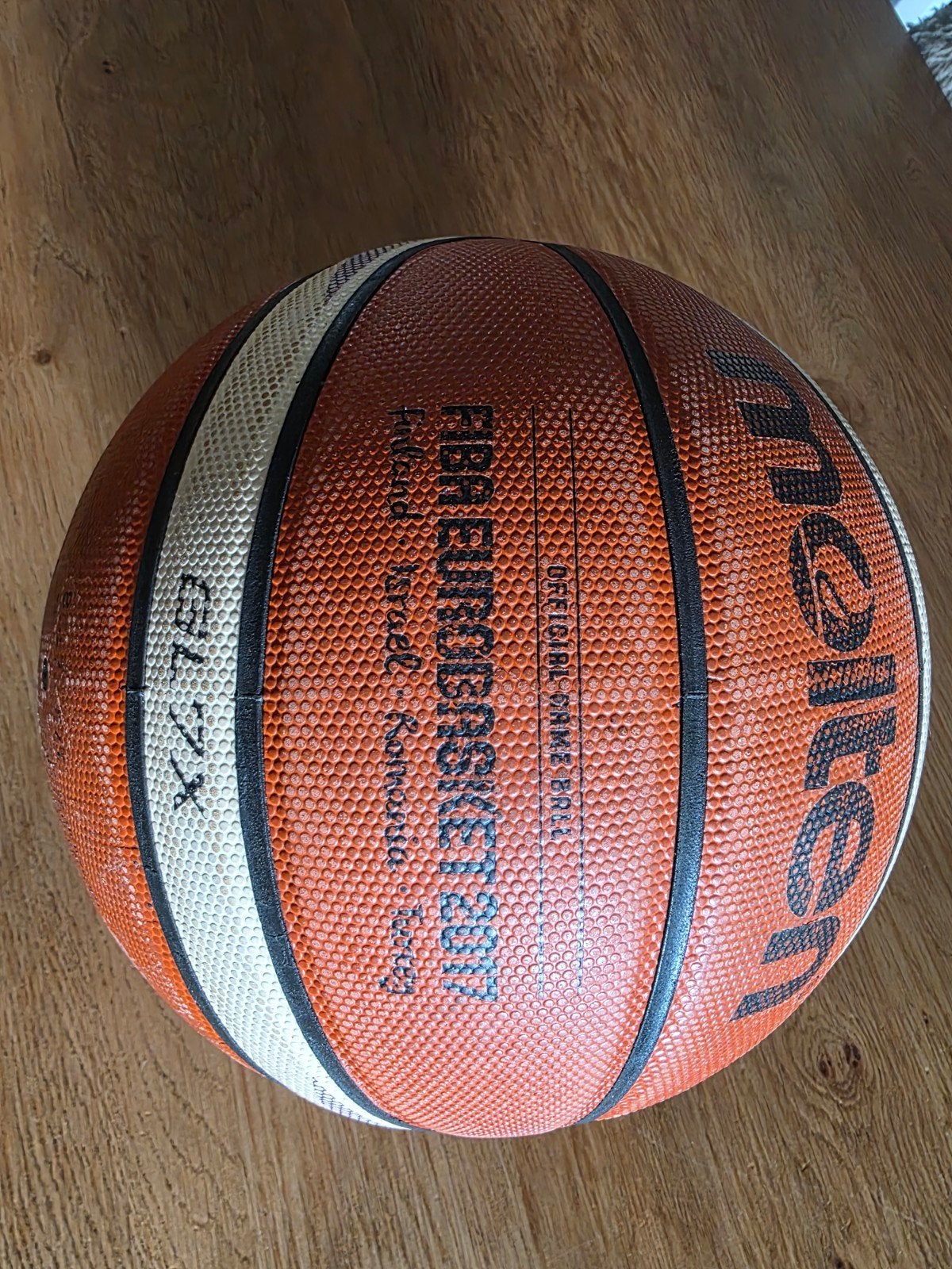 Molten FIBA EuroBasket 2017 GL7X Basketbal - Maat 7, Ophalen, Gebruikt, Bal