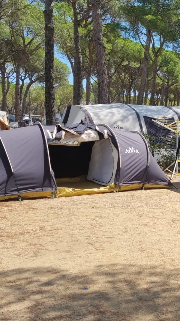 Obelink salou tent 2 persoons, Caravans en Kamperen, Tenten, Ophalen, Gebruikt, Tot en met 2