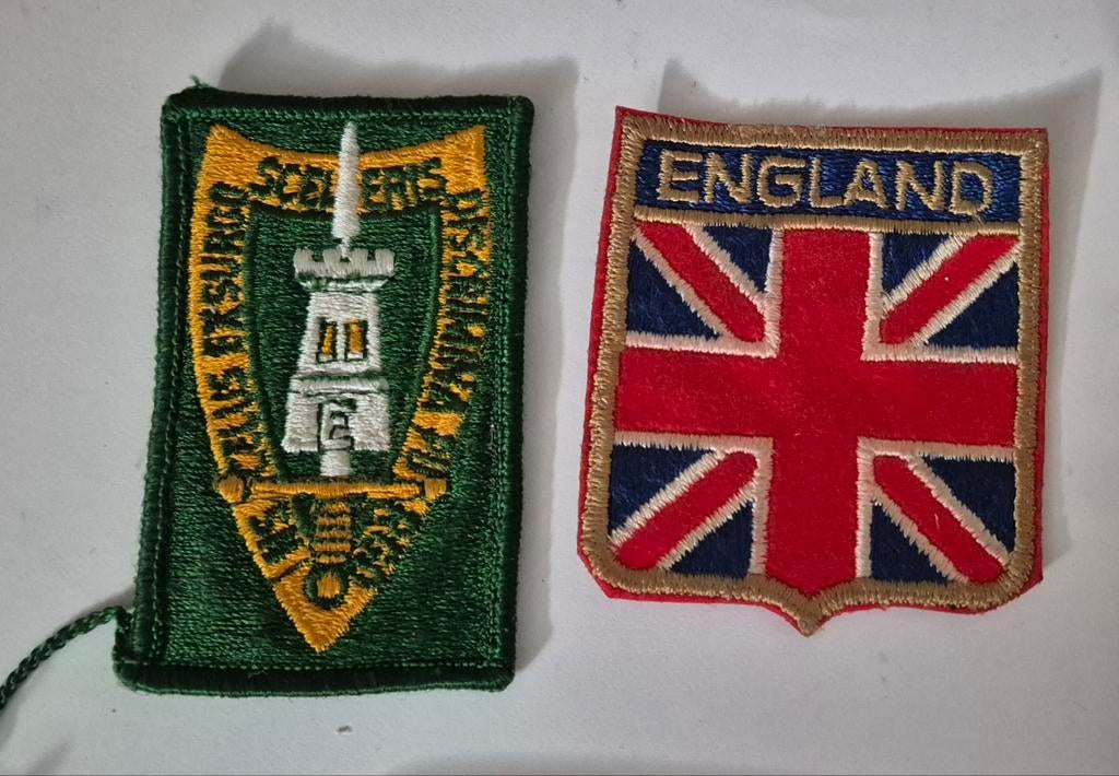 Vintage Opstrijkpatches: Engeland & nato, Ophalen, Zo goed als nieuw