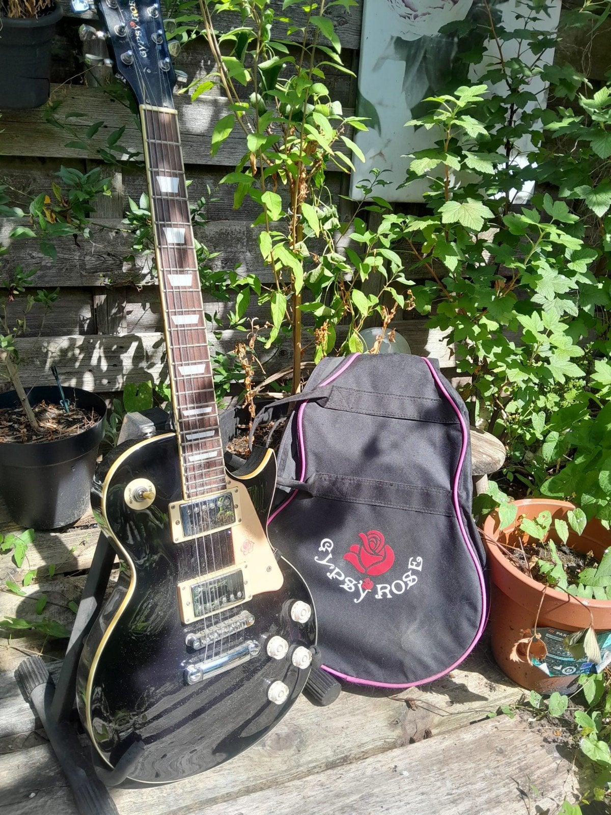 Gypsy Rose Les Paul Model Gitaar -Collectorsitem Onbespeeld, Muziek en Instrumenten, Ophalen, Zo goed als nieuw, Solid body, Overige merken