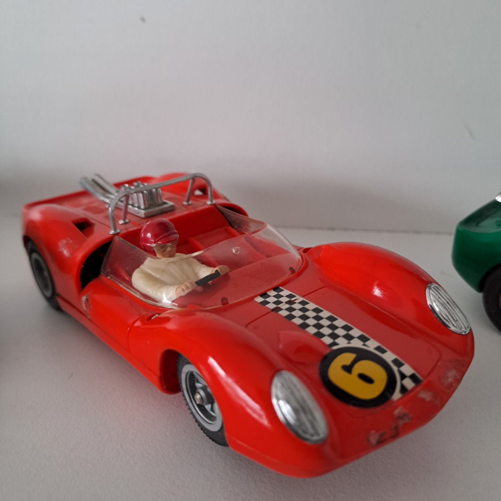 FLEISCHMANN Vintage Auto Rallys nr3210 rood, Kinderen en Baby's, Speelgoed | Racebanen, Ophalen, Gebruikt, Elektrisch, Fleischmann