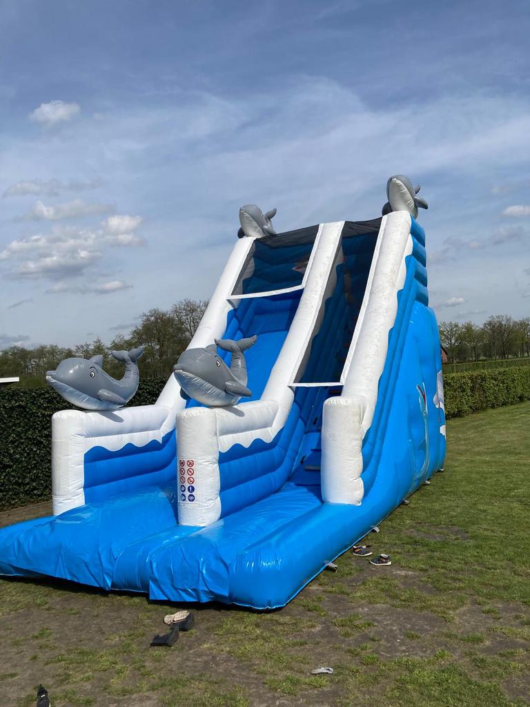 Dolfijn super Slide! 7m hoge glijbaan. Regio Zuid-Holland