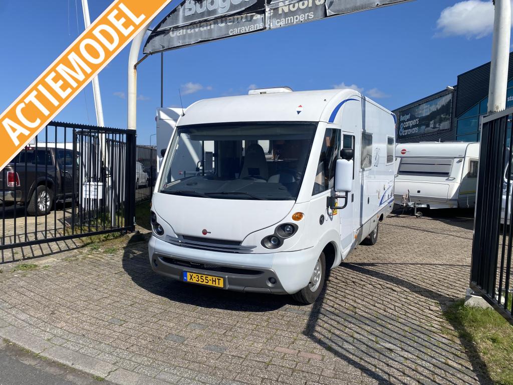 Bürstner I660 Elegance Met AIRCO Frans en hefbed, Caravans en Kamperen, Campers, Integraal, Ringverwarming, Bedrijf, Bürstner