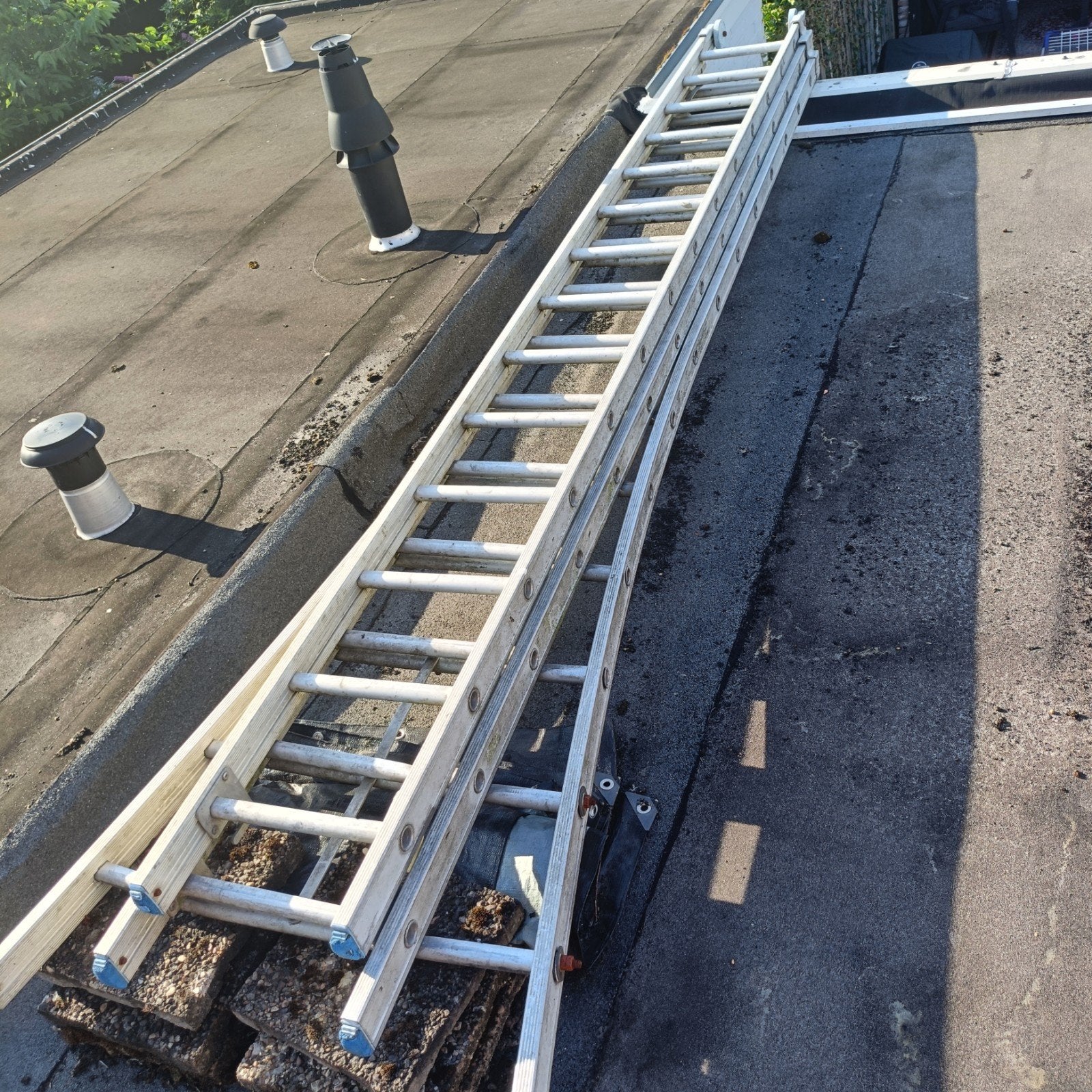 Ladder 3 delig, Ophalen, 4 meter of meer