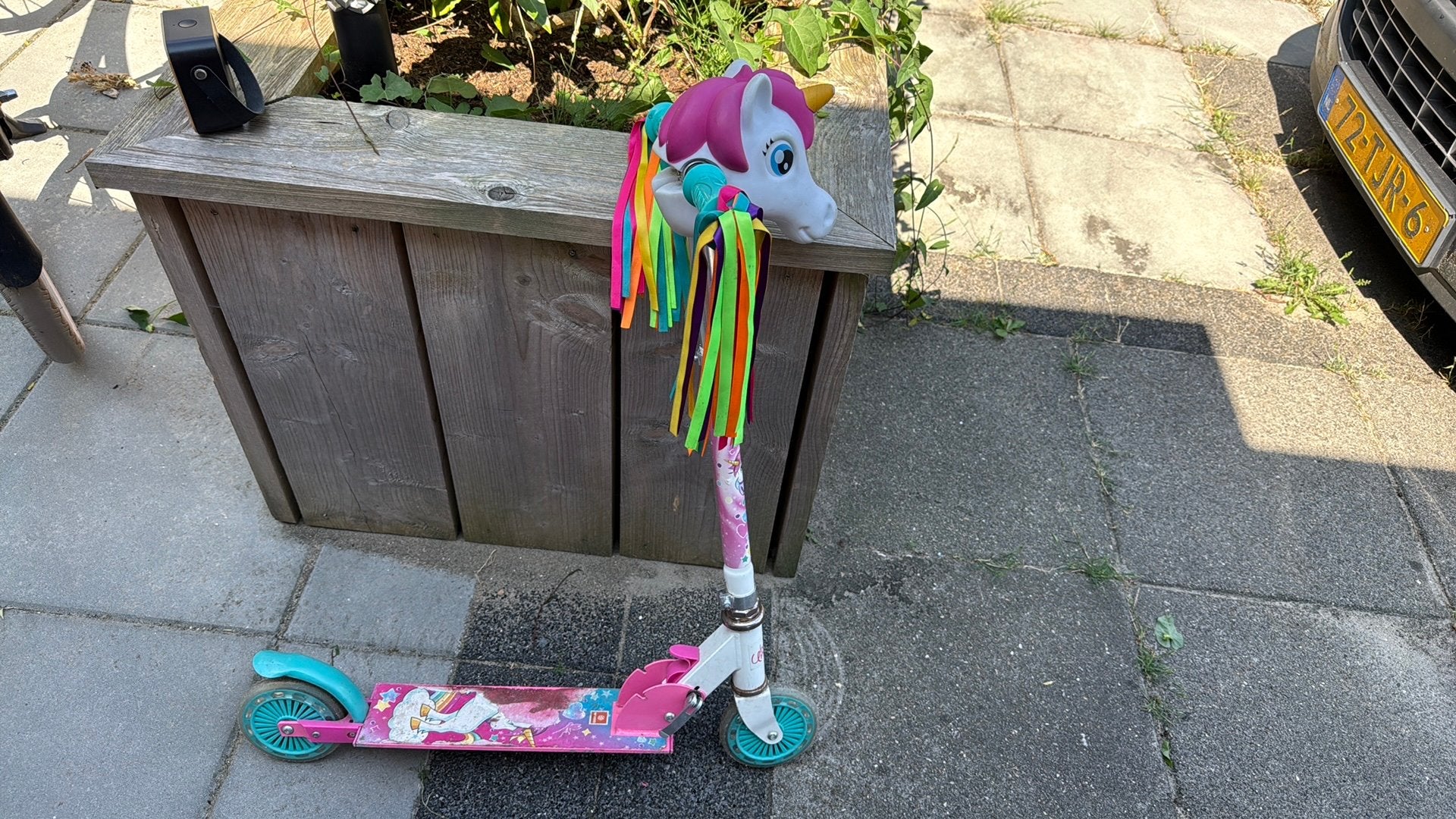 Kinder step unicorn, merk: Mondo, Ophalen, Gebruikt, Gewone step