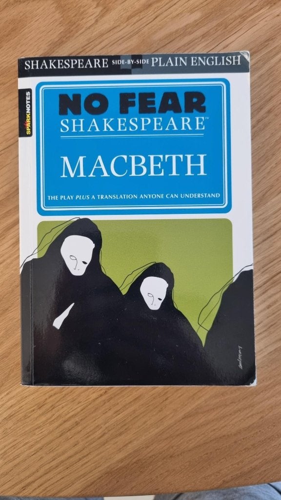 No Fear Shakespeare: Macbeth - Engels boek, Engels, HAVO, Ophalen of Verzenden, Zo goed als nieuw