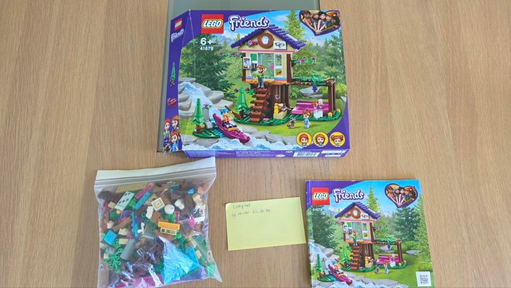 41679 Lego Friends Boshuis inclusief doos, Gebruikt, Friends, Ophalen of Verzenden, Complete set