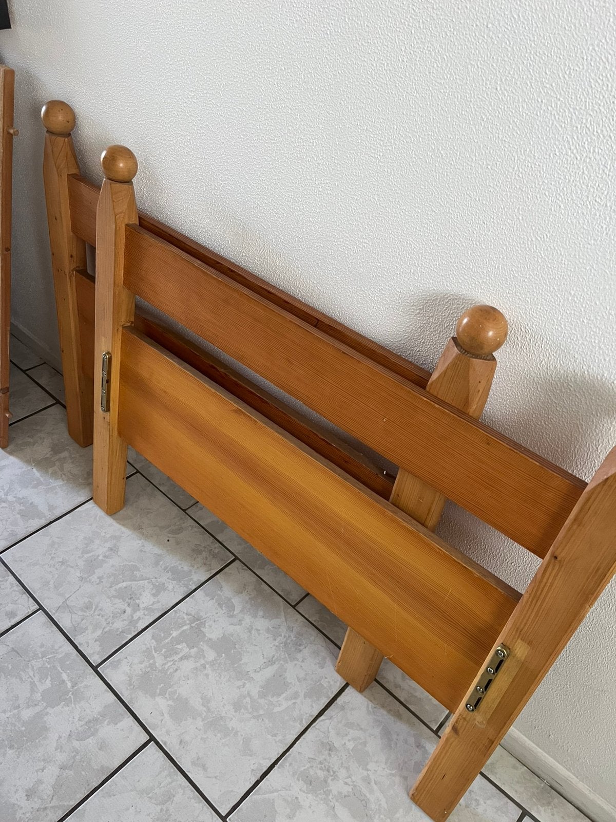 1 persoons bed. 80 x 180 of 2.00 te maken, Ophalen, Gebruikt