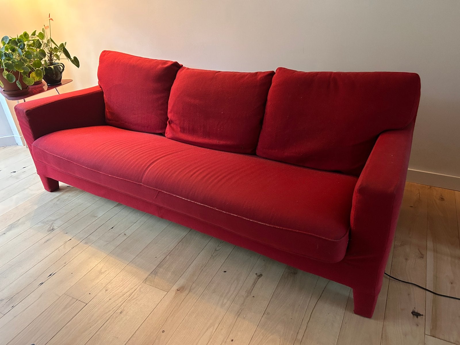 Bank B&B Italia model Cubis, Antonio Citterio, Ophalen, Gebruikt, Driepersoons, 75 tot 100 cm