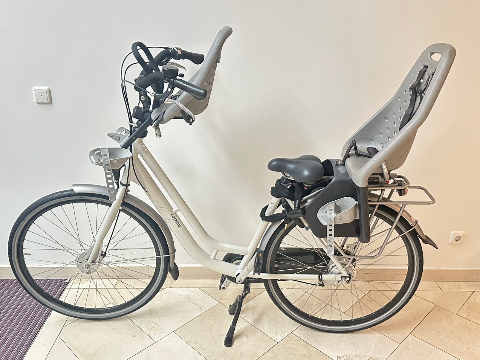 Cortina Roots mother bike, 2 zitjes, Zo goed als nieuw, 50 tot 53 cm, Ophalen