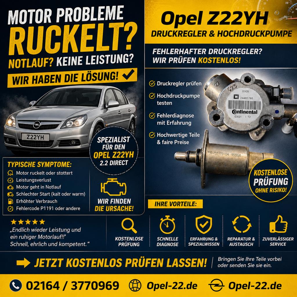 Opel Z22YH Hogedrukpomp 2,2 Direct Vectra Signim Zafira 1191, Auto-onderdelen, Ophalen of Verzenden, Opel