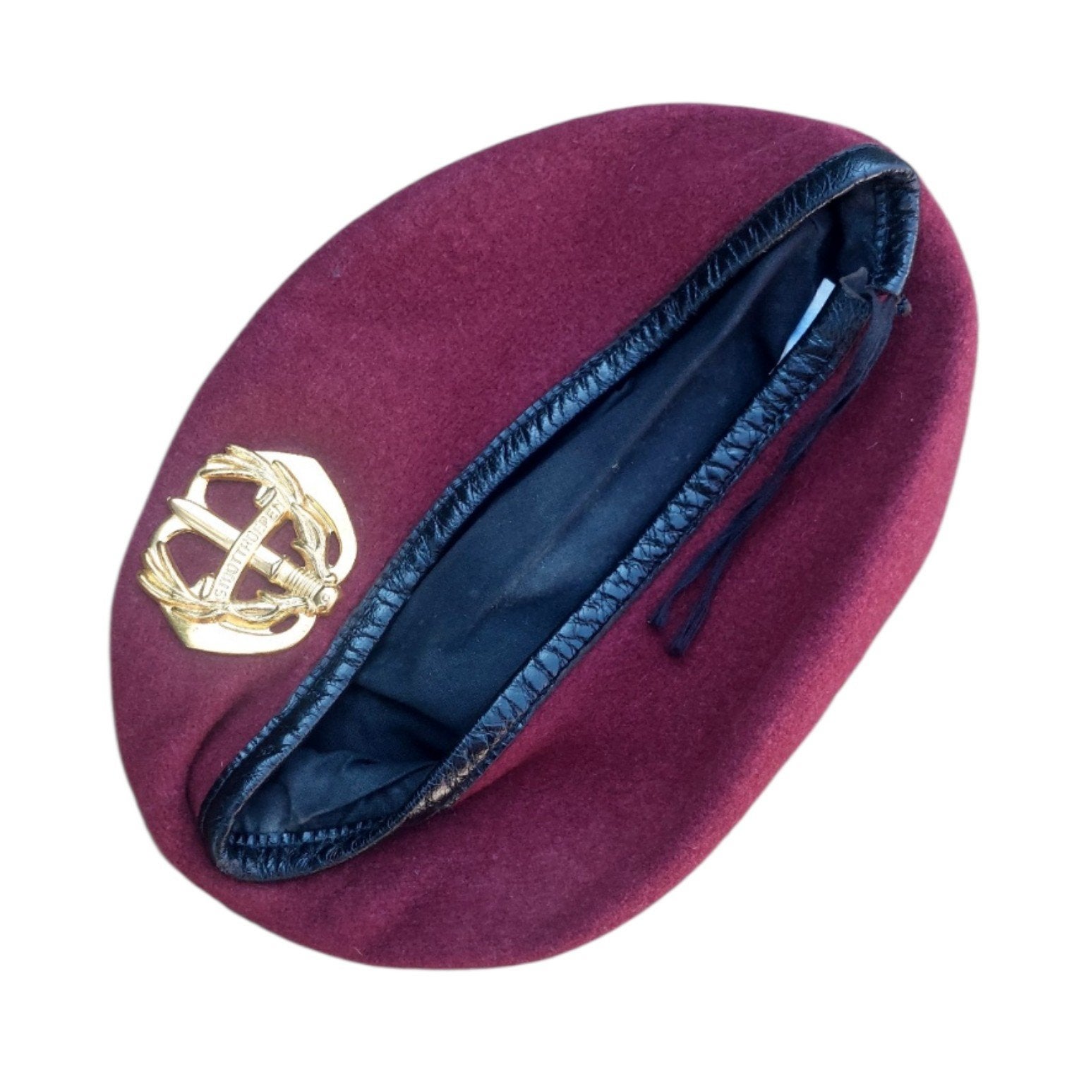 Rode Baret 'Stoottroepen' Luchtmobiele Brigade (LMB), Verzamelen, Ophalen of Verzenden, Landmacht, Nederland, Helm of Baret