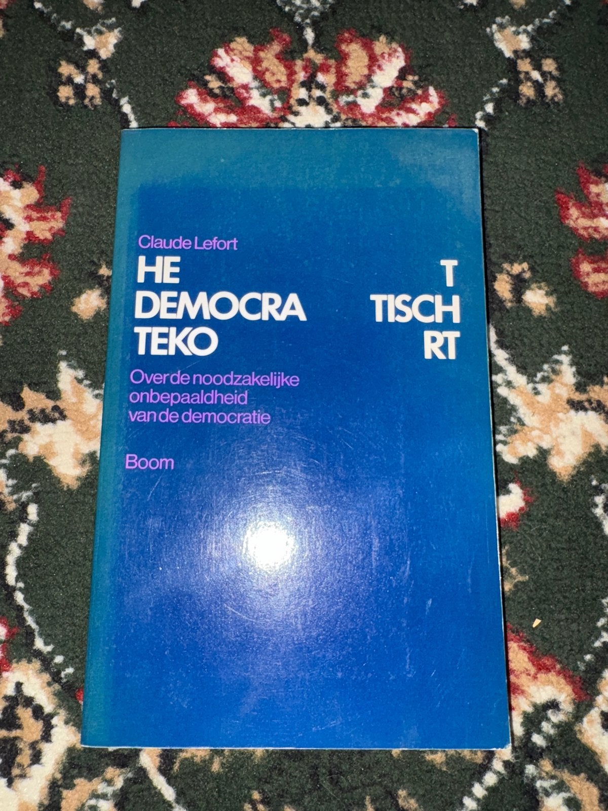 Het Democratisch Tekort - Claude Lefort (Boom), Ophalen of Verzenden, Gelezen, Politiek en Staatkunde, Wereld