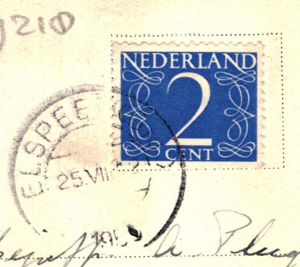 969218	Elspeet	Gld 1950 Veluwsche Boerderij	Gelopen, Verzamelen, Ophalen of Verzenden, 1940 tot 1960, Gelopen, Gelderland