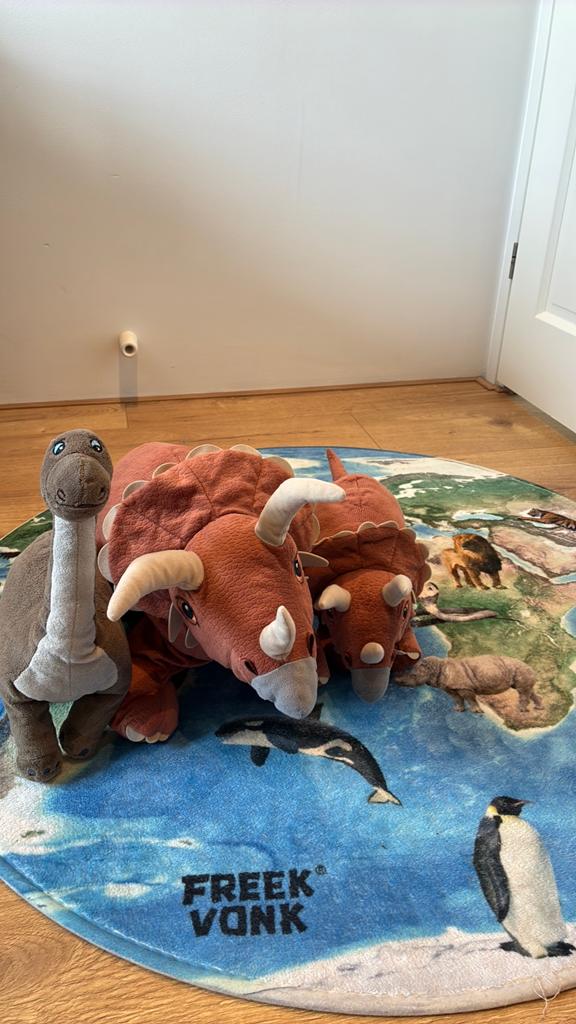 2x dino knuffel Ikea, Ophalen, Zo goed als nieuw, Overige typen