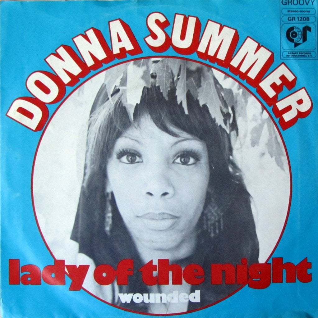 1974	Donna Summer		Lady Of The Night, Fotohoes, 7 inch, Ophalen of Verzenden, Zo goed als nieuw