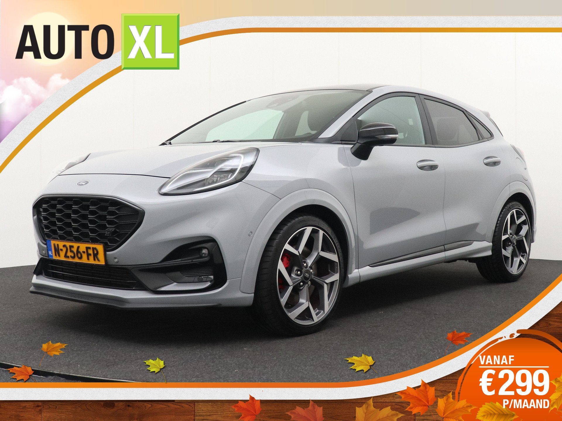 Ford Puma 1.5 200 PK ST-X Recaro/Kuipstoelen 19'LMV B&O-Soun, Voorwielaandrijving, Dealer onderhouden, 1258 kg, Leder en Stof