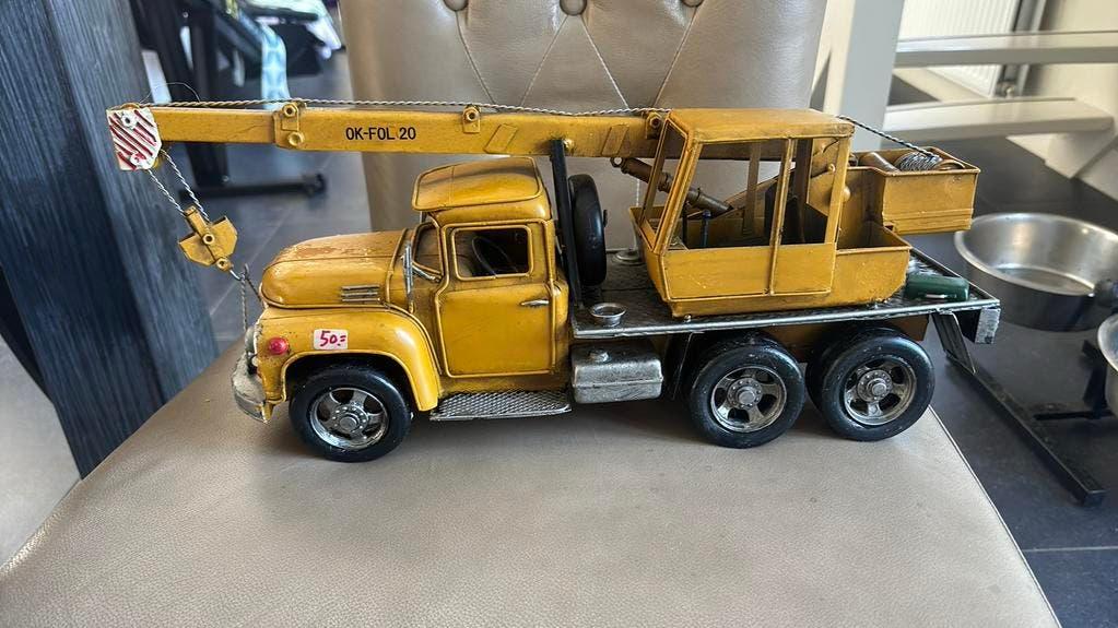 Groot model kraanwagen helemaal intakt, Ophalen of Verzenden, Zo goed als nieuw