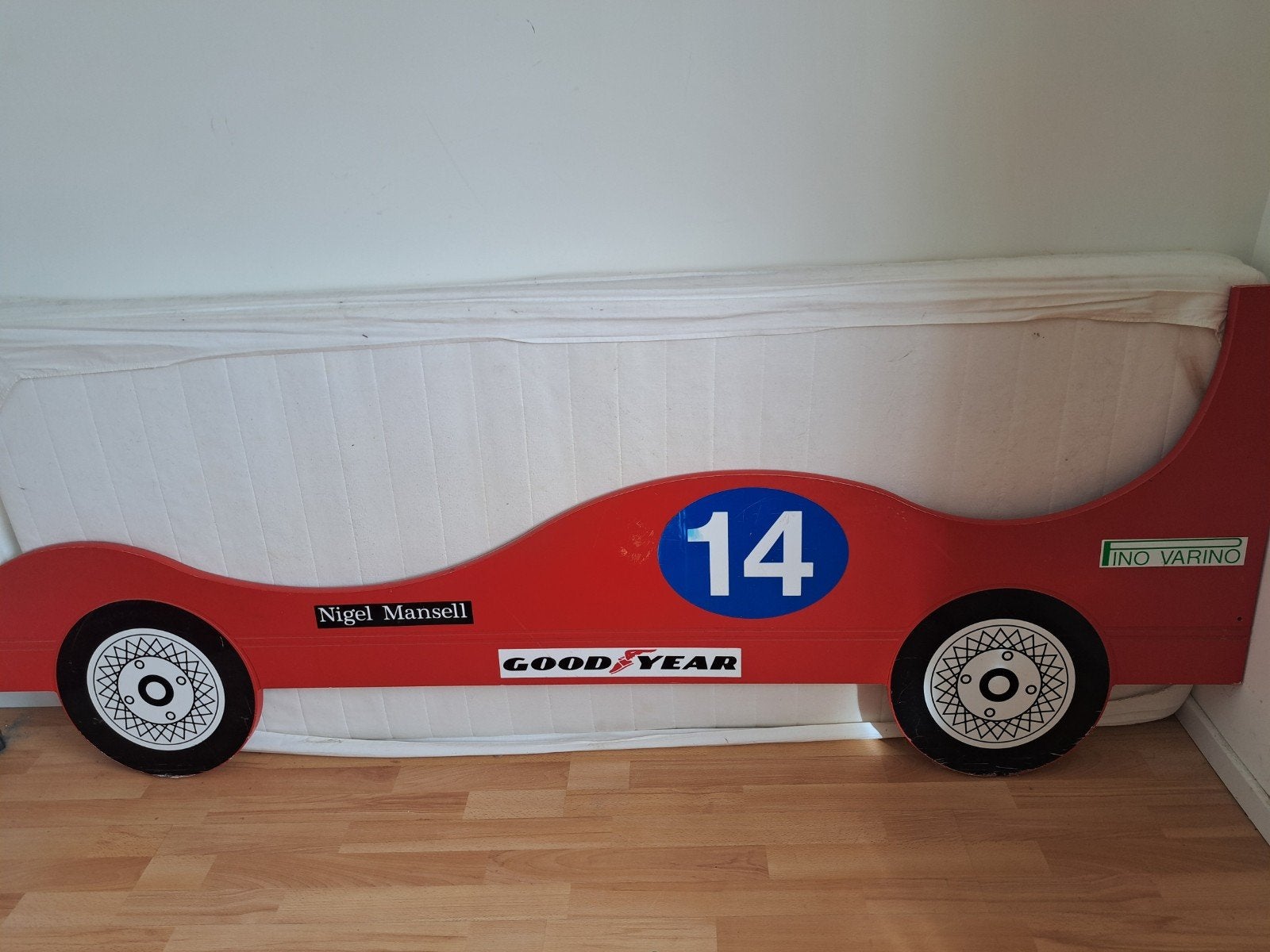 Kinderbed, Kinderen en Baby's, Ophalen, Gebruikt, 85 tot 100 cm, Lattenbodem