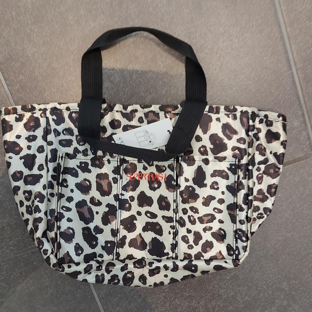 Nieuwe Supertrash tas organizer in panterprint, Sieraden, Tassen en Uiterlijk, Tassen | Damestassen, Ophalen of Verzenden, Nieuw