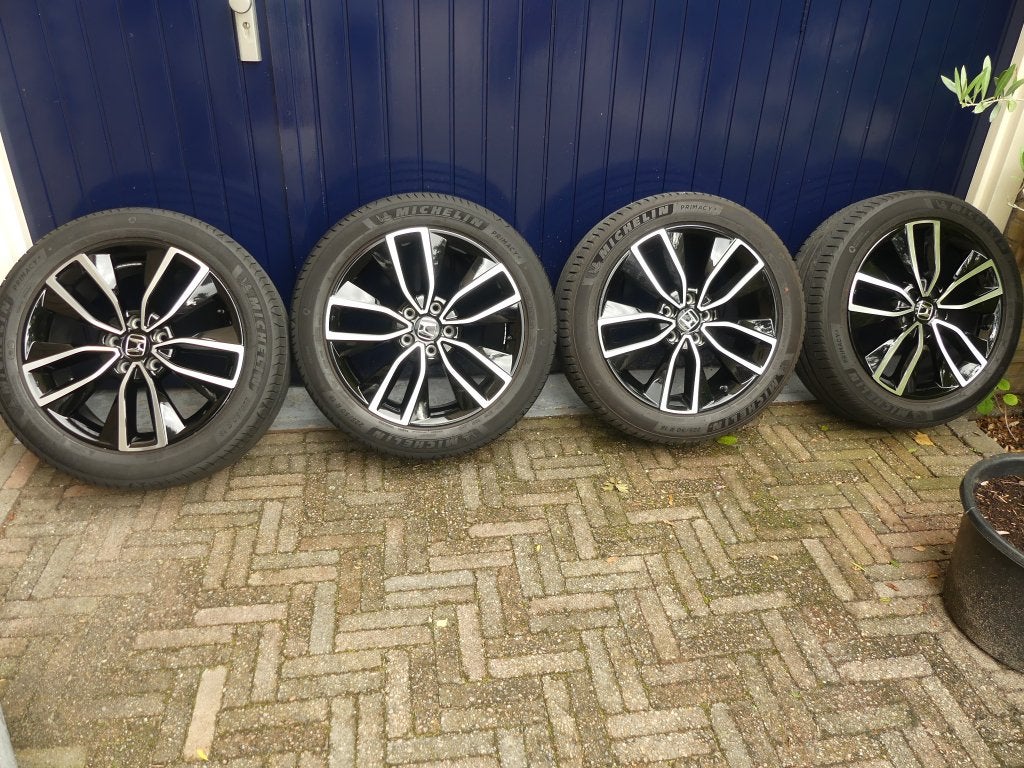 Honda HR-V originele velgen met Michelin banden, Ophalen, 18 inch, Gebruikt, Banden en Velgen