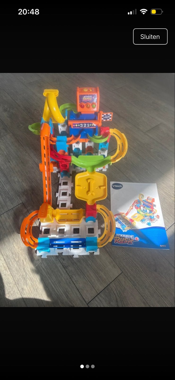 2 Vtech Marble Rush knikkerbanen - combineerbaar en compleet, Ophalen of Verzenden, Zo goed als nieuw, 4 tot 6 jaar