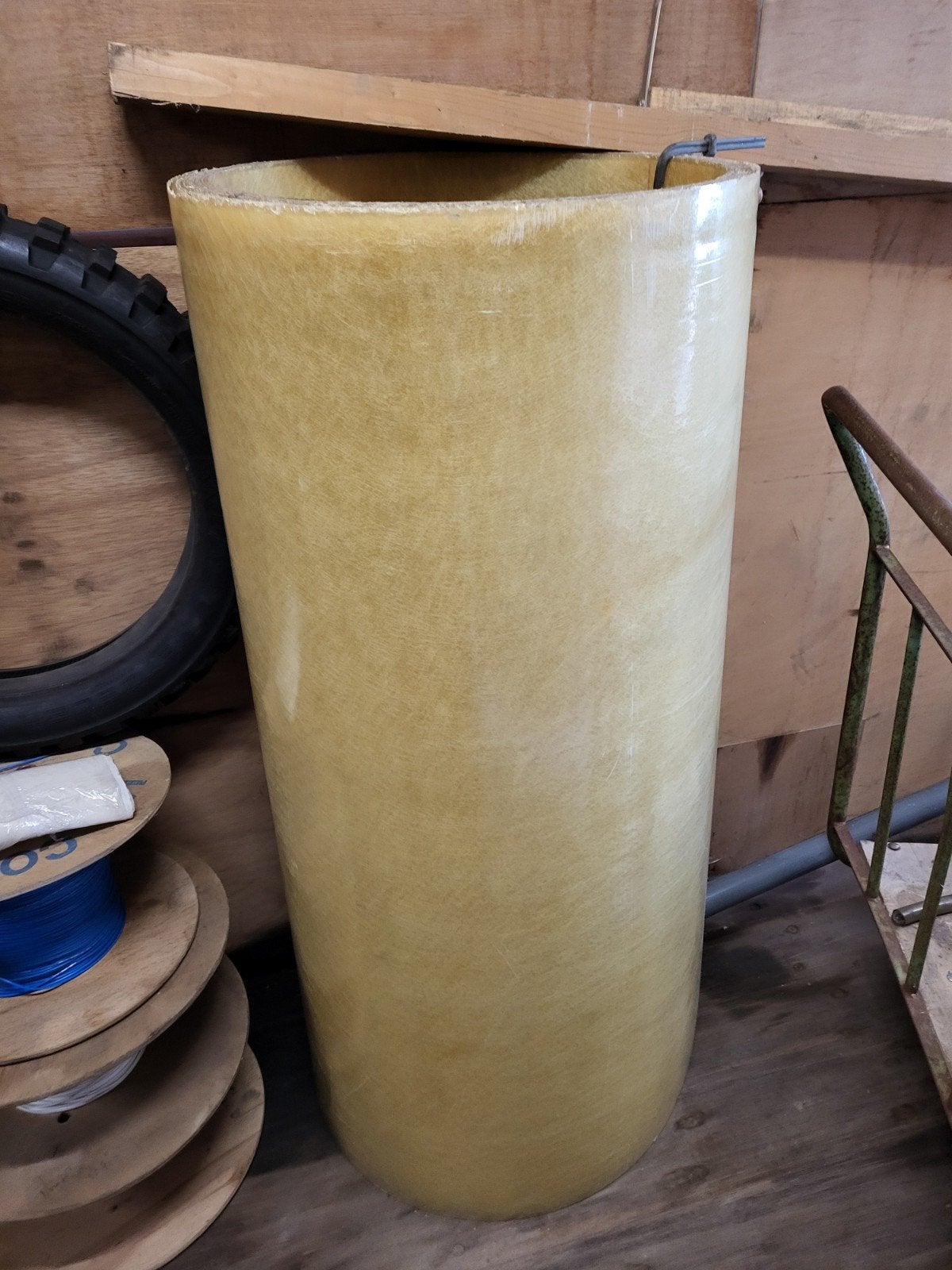 Rol glasvezel 1.20m breed, Ophalen of Verzenden, Gebruikt