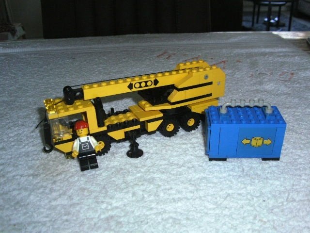 Lego System 6361 Mobil Crane, Gebruikt, Lego, Ophalen of Verzenden, Compleet
