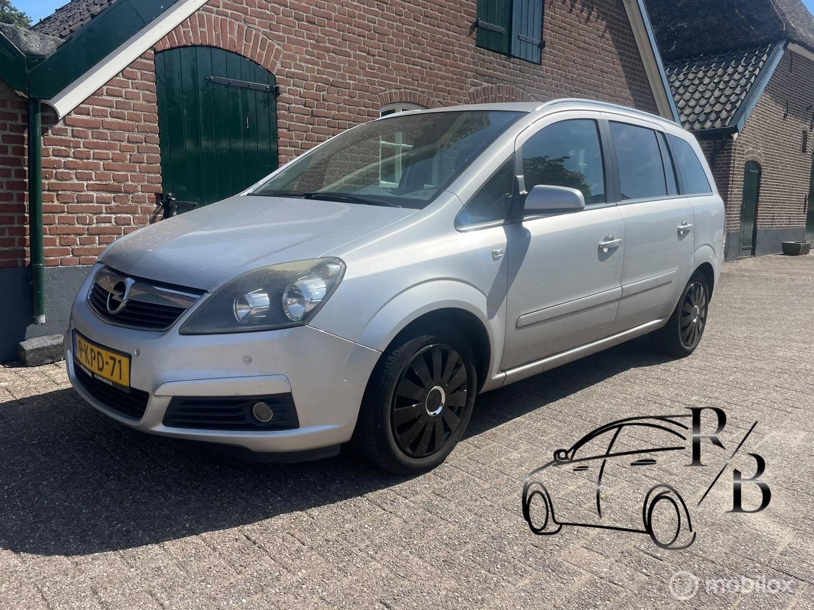 Opel Zafira 1.8 Business 7 PERS AIRCO NIEUWE APK, Stof, Gebruikt, 4 cilinders, Grijs
