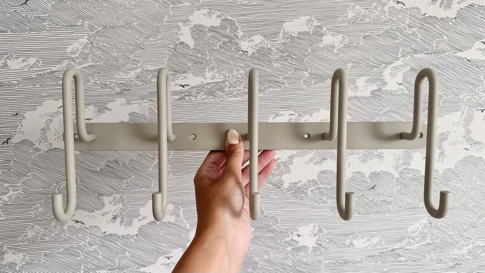 Nieuwe beige kapstok van H&M Home, Ophalen of Verzenden, Nieuw, Metaal, Wandkapstok