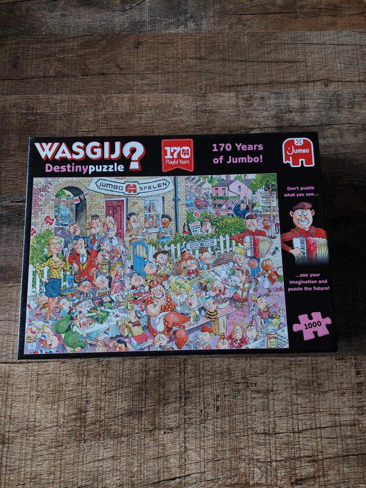 Leuke & Speciale Wasgij ? Puzzel ivm 170 jaar Jumbo /€12,50, Ophalen of Verzenden, 500 t/m 1500 stukjes, Zo goed als nieuw, Legpuzzel