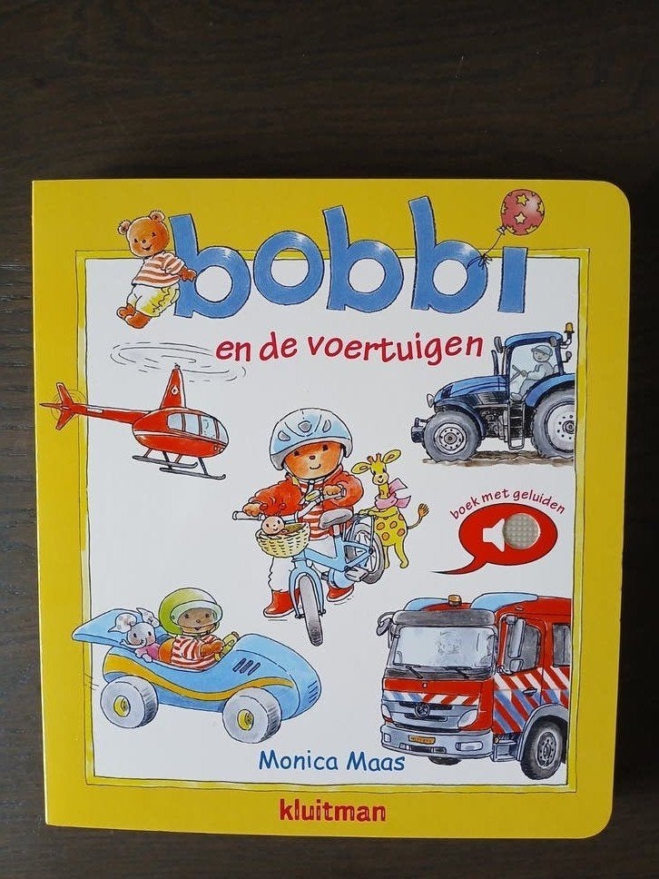 bobbi en de voertuigen kartonnen geluidenboek NIEUW!, Ophalen of Verzenden, Nieuw, 2 tot 3 jaar