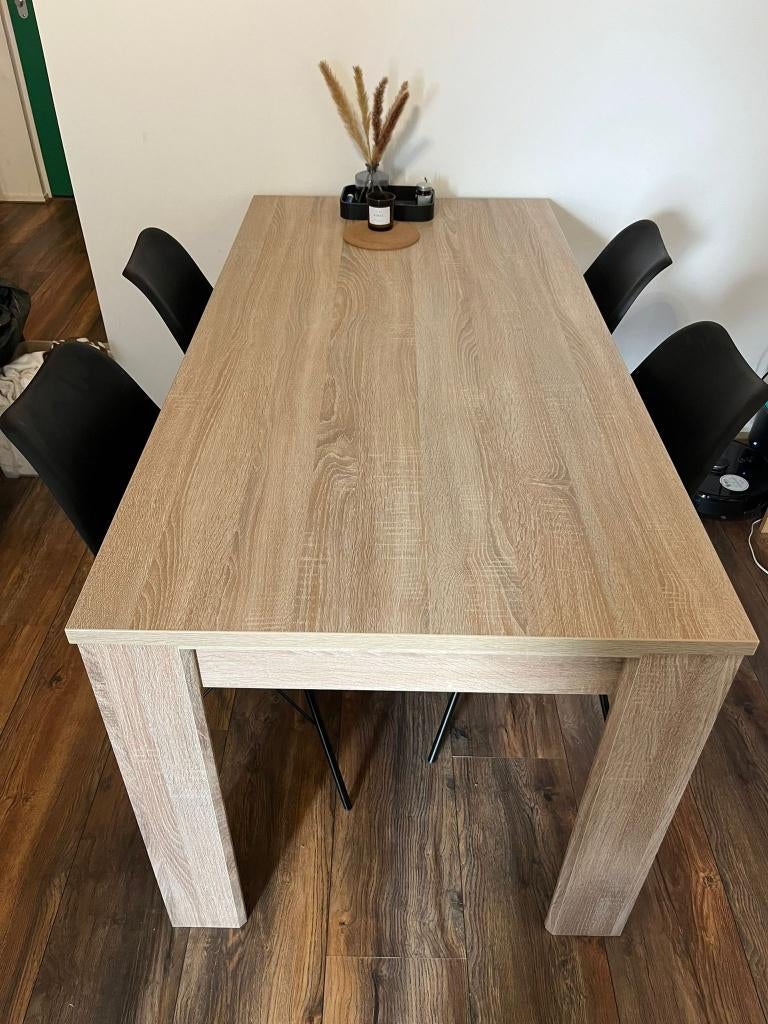 Eettafel, Ophalen, 50 tot 100 cm, 150 tot 200 cm, Zo goed als nieuw