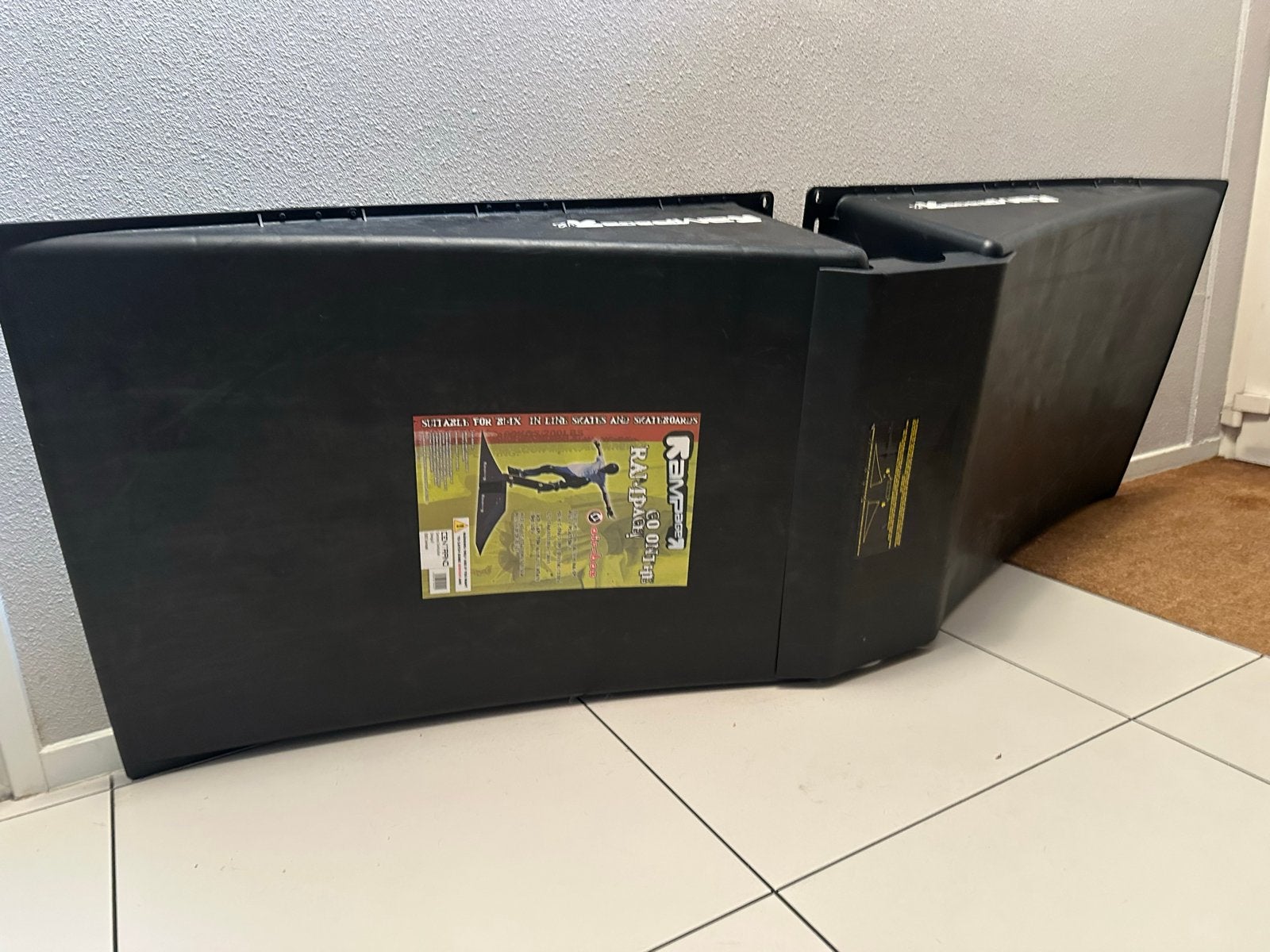 Ramp voor skateboard, step en BMX - ook als 2 losse ramps, Ophalen of Verzenden, Gebruikt, Overige typen